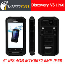 Original Discovery V6 V6+ IP68 Rugged Phone Waterproof Shockproof Dustproof MTK6572 Dual Core 4.0″ IPS Android 4.2 512MB 4GB GPS