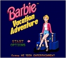 Sega 16bit MD games card: BARBIE VACATION ADVENTURE For 16 bit Sega MegaDrive Genesis game console