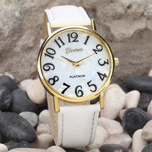 Factory price Women Retro Digital Dial Leather Band Quartz Analog Wrist Watch Watches JUL15