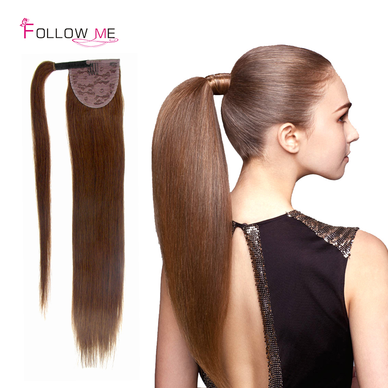 Image of Hair Tails Of Natural Hair High Quality Of Natural Human Hair Blond Tails Remi Ponytail Human Lace Tail Hair Ponytail Extensions