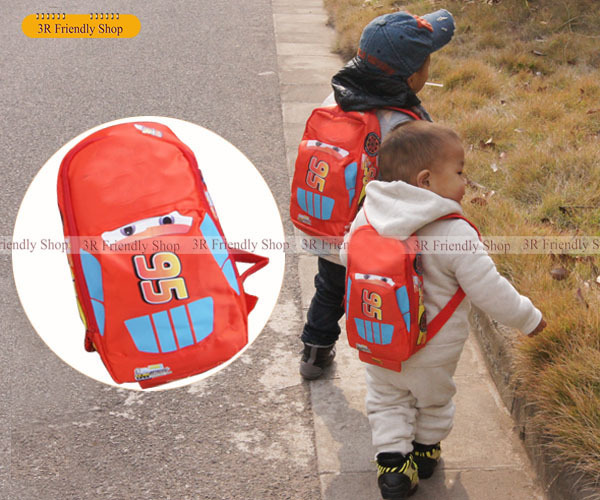 Image of HOT SALE Cars School bag Children backpacks kids Boys Girls baby bags kindergarten school backpack