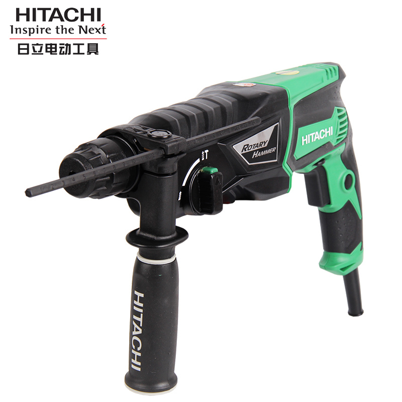 Hitachi Power Tools DH26PB Hitachi Hammer Drill features dual two light