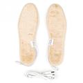 USB Electrically Heated Shoes Insoles Boots Keep Feet Warm For Men Women Winter