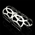 Silver Color Alloy Punk Rock Cuff Bracelets Bangles Fashion Jewelry Design 2016 Big Fashion Intersect Bracelet