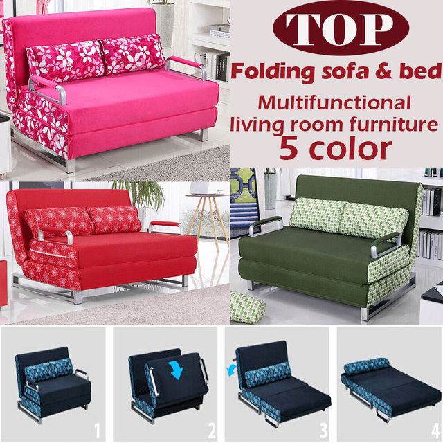 Aliexpress Com Comprar 100 De Algod 243 N Sof 225 Cama Alta Sof 225 3 Plazas Cama De Tela En Color Chocolate O Rojo Salto