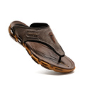 New Summer Shoes Genuine Leather Flip Flops men Sandals Male Shoes Fashion Beach Casual Runing Slippers