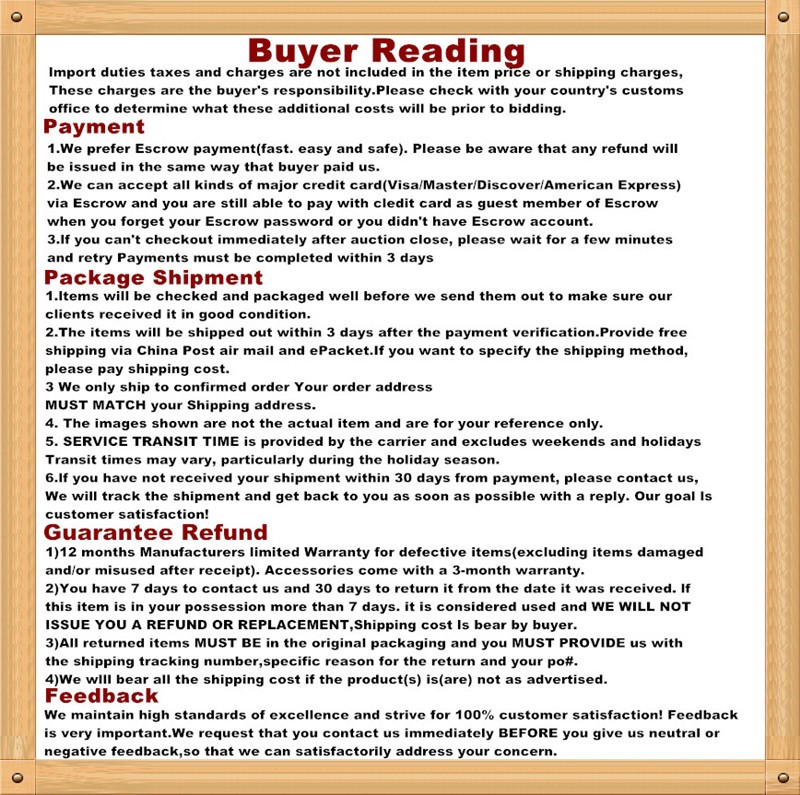 buyer reading