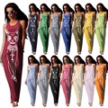 2016 Ruiyige Women Summer Sexy Sleeveless Tank Cartoon Cat Print Dress Fashion Long Boho Maxi Slim