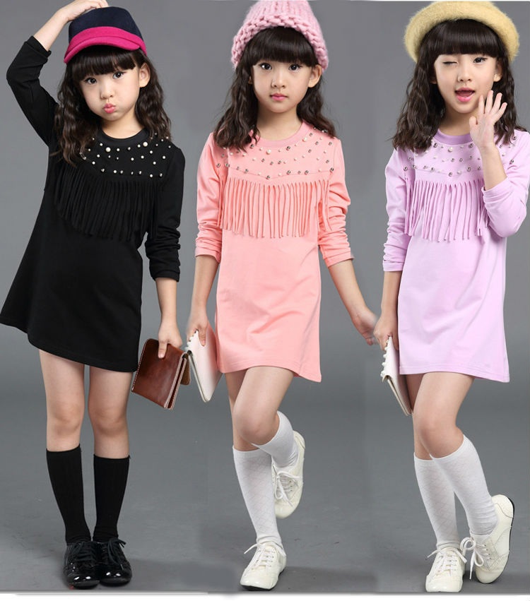 http://g04.a.alicdn.com/kf/HTB1nsZXJpXXXXbdXXXXq6xXFXXXt/2015-new-cute-tassel-girl-kids-dress-autumn-long-sleeve-grey-red-black-pink-red-tshirts.jpg