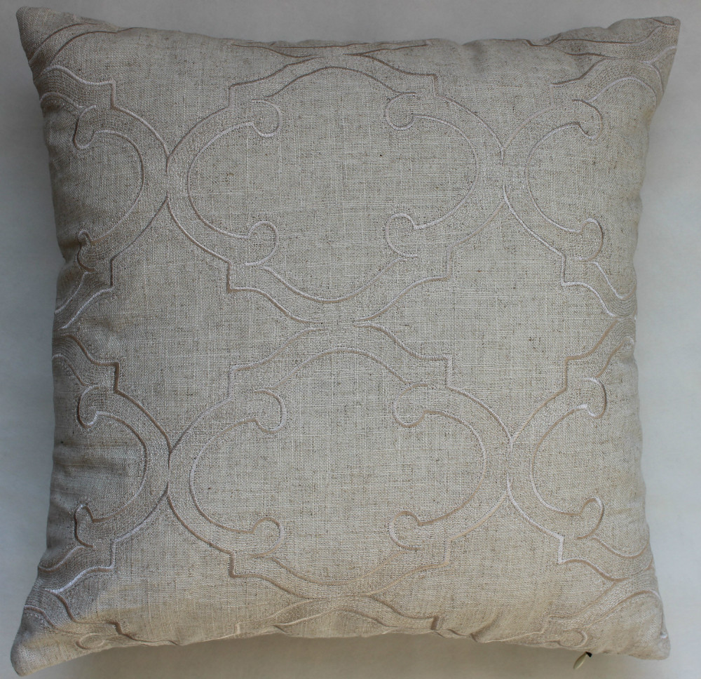 VEZO HOME embroidered vintage design cotton linen sofa cushions cover home decorative throw ...