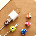 Cute Kawaii Lovely Cartoon Cable Protector Pretty USB Cable Winder Cover Case Shell For IPhone 5