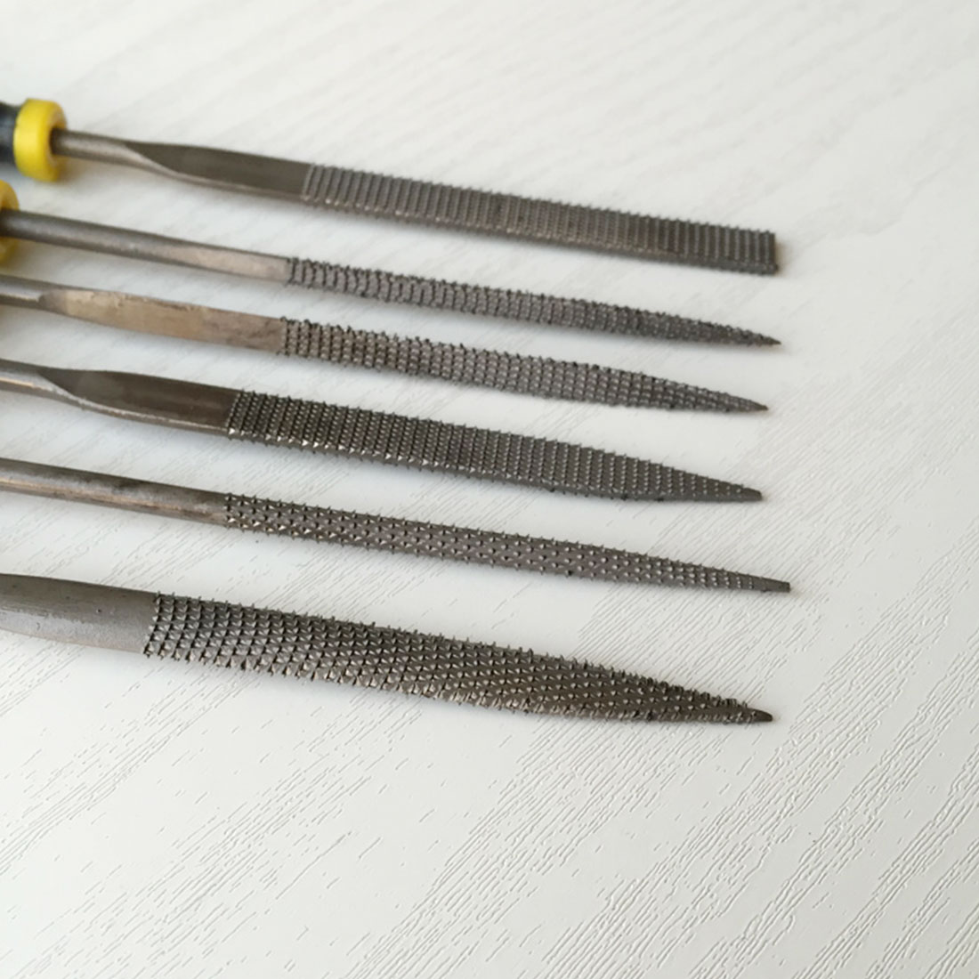 6pcs Metal File Mini Assorted Rasp Diamond Needle File set Repair Tool Set