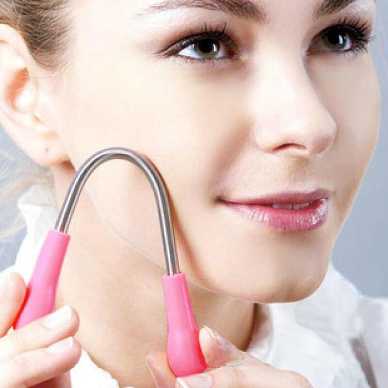 Image of Face Facial Hair Spring Remover Stick Removal Threading Beauty Tool Epilator
