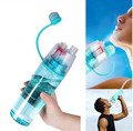 Creative Spray Sport Water Bottle Cycling Fruit Juice Bicycle Portable Kettle Shaker My Water Bottle 400ml