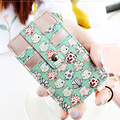 Women s Credit Card Holder Bank Card Wallets Leather Cartoon Zipper Coin Bag Flower Female Fashion