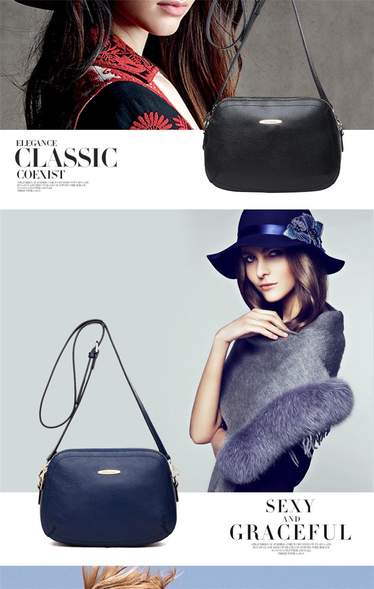 New 2015 Fashion Women Genuine Leather Messenger Bag Shoulder Bags Crossbody Bolsos Carteras Mujer Marca Handbags Famous Brands03