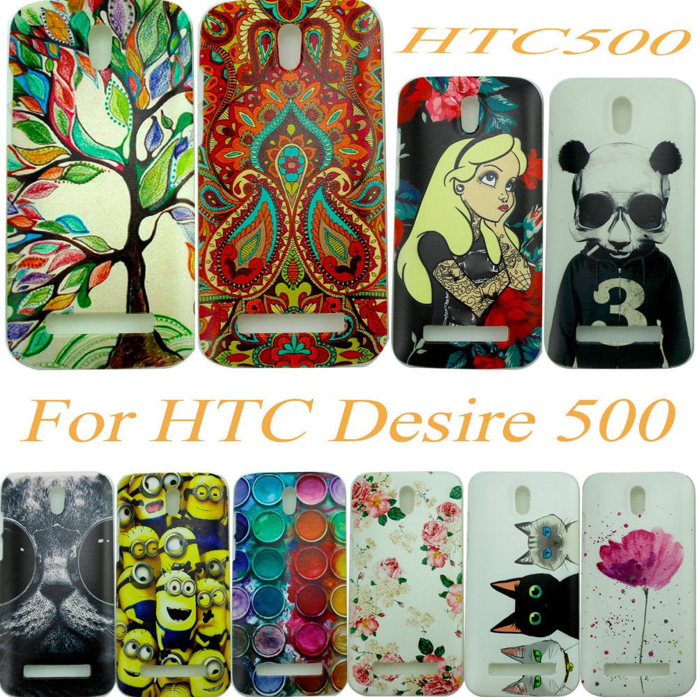 Гаджет  Taken @  Animal Cover Hard Case For HTC Desire 500 Cases Back Cover .  Case For HTC Desire 500 506e None Телефоны и Телекоммуникации