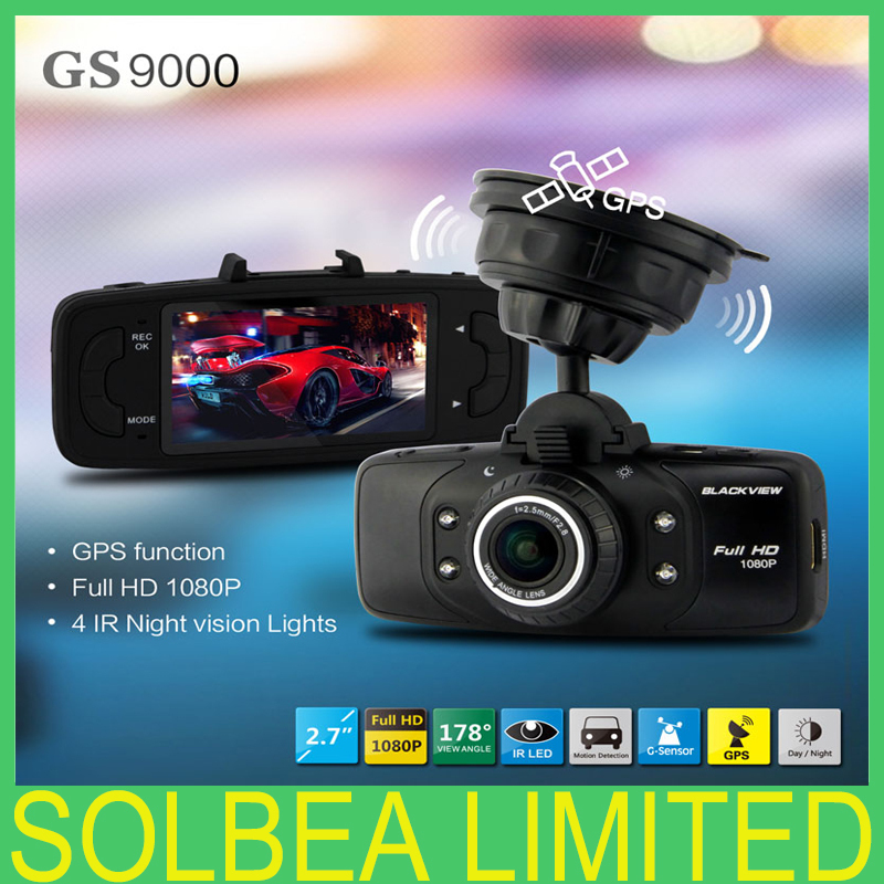 GS9000  DVR    Registrators  Ambarella 1080 P  HD 2.7 ''LCD GPS  -dash 