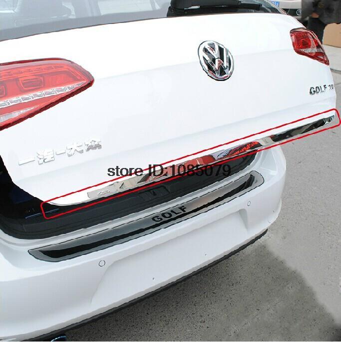 Accessories FIT FOR 2013 2016 VW GOLF 7 MK7 CHROME REAR TRUNK BOOT DOOR