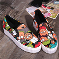 2016 Platform Shoes Ladies Canvas ShoesFlats Slip On Solid Woman Leisure Breathable Shoe Female Fashion Casual