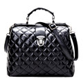 Trendy Diamond Lattice Doctor Bag Women 2016 New Fashion Handbag Classic Plaid Designer Small Bag Ladies