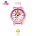 Cartoon Mcdull Watch Kids Children 2016 Fashion KEZZI Leather Quartz Watch Analog Watch Casual Wristwatch Relogio