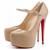 852-3 women's pumps thick platform14 dinner high-heeled shoes