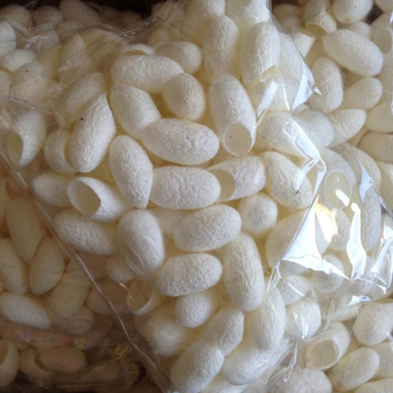 Image of 30pcsHOT Natural silkworm cocoons ball, face care, face cleanser, exfoliating scrub, blackhead peel off
