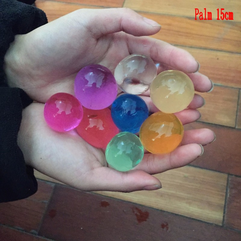 Image of 30g/lot About 100pcs 6-8mm Dry Crystal Soil Water Beads Mud Grow Ball Plant Flower Cultivate Home or Vase decoration Child Toy