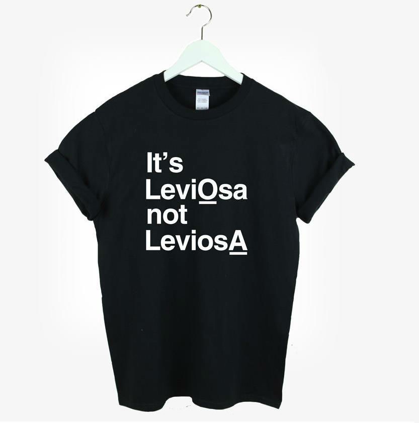 Image of New Hot 2016 Fashion Women's T-shirt LeviOsa not LeviosA Harry Potter Cotton Casual Hipster Shirt For Lady White Black Top Tees