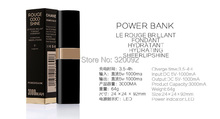 8pcs Luxurious UV Lacquer Portable CC Lipstick Power Bank 3000mAh For iPhone 6 6plus 5s IOS