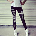 Winter Warm Women Sports Legging Pants Printed Black Sexy Bottom Fitness Leggings Leggins Pants Plus Size