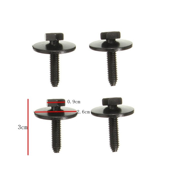 Toyota AVENSIS T25 03-09 juego de clips para la fijación de la cubierta del motor 40 Piezas Nuevas