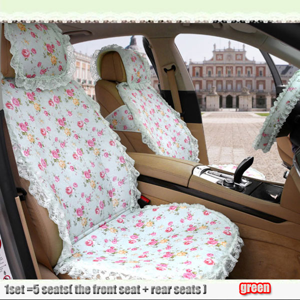 seat cover green