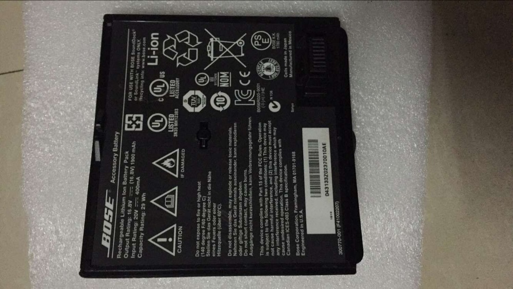 16 8v 1900mah ORIGINAL FOR Bose1 Sounddock Portable Music System Lithium Battery Pack Accessory