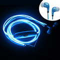 Hot New EL glow Headphones Led Luminous Earphones el Glowing led Headphones MIC 3 5mm USB