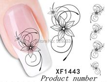 XF1443 2015 New brand 3D nail tools art nails beauty nail sticker stickers on nails unhas decorations manicure stickers for unha