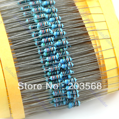 D191 4W 30 Kind Metal Film Resistors Assorted kit 1 Each 20 Total 600pcs pack Free