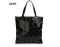 New fashion brand ladies fold geometry ling plaid handbag Women s leisure bag Single shoulder bag