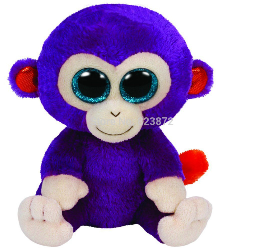 purple stuffed monkey