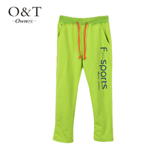 2015 Hot sale Boys fashion sports letters printing long pants school kids children teenage autumn casual