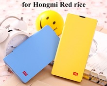 Fashion leather case for Xiaomi Red Rice Flip Case for Hongmi Redmi 1S Case MIUI Millet Phone Cover Shell