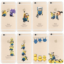 Hot Sale Newest Fashion Despicable Me Yellow Minion Design Case cover For iphone 5 5S Mobile Phone sets