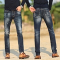 2016 Fashion Men s Jeans New Brand Pant Slim Biker Denim Trousers For Male High Quality
