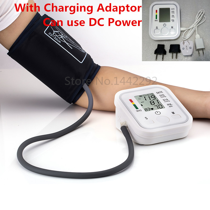 Image of 2015 Health Care 1pcs Digital Lcd Upper Arm Blood Pressure Monitor Heart Beat Meter Machine Tonometer for Measuring Automatic