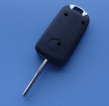 High quality replace case for Opel 3 button flip remote key shell HU43 blade FOB key