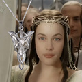 Lotr Elf Princess arwen Evenstar necklace Twilight Elves Princess pendant neck cosplay jewelry dropshipping