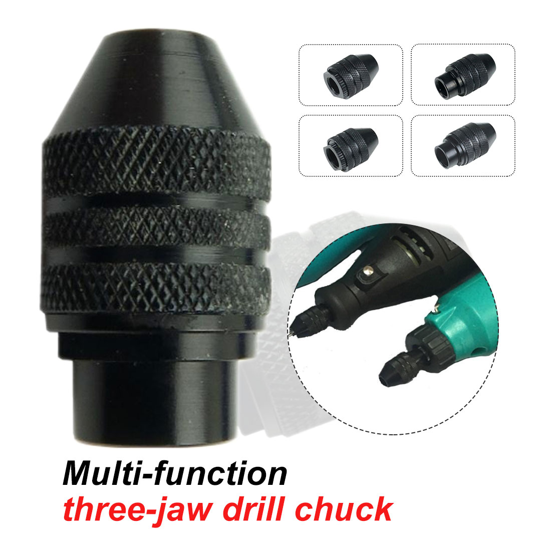 M7x0.75 Short Mini Drill Chuck for Grinder Shaft Rotary Tool 1pcs