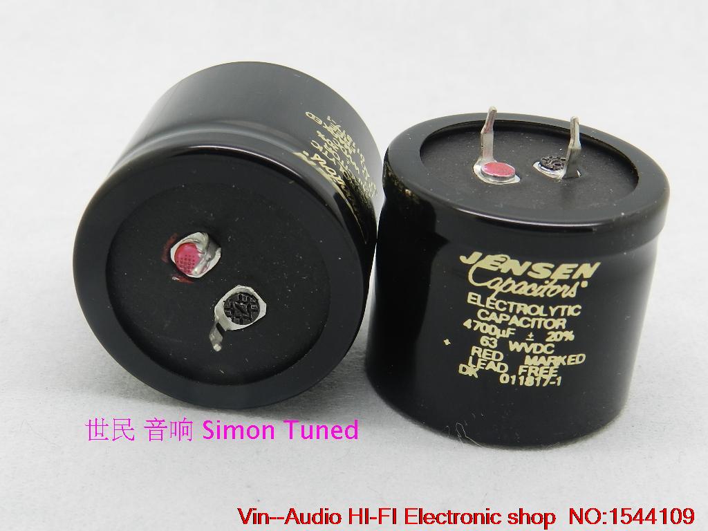 4PCS New Danish 4700uf/63V Jensen fever grade electrolytic capacitor
