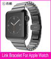 TOP Quality Link Bracelet Strap For Apple Watch Series 2 And 1 42mm Black Silver Stainless
